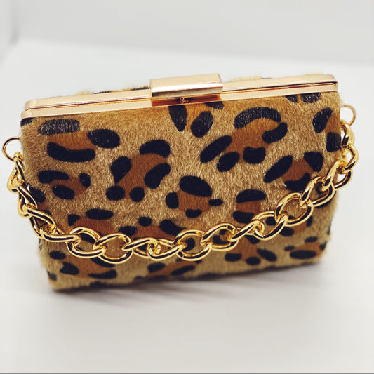 Sienna Leopard Mini Bag (Brown)
