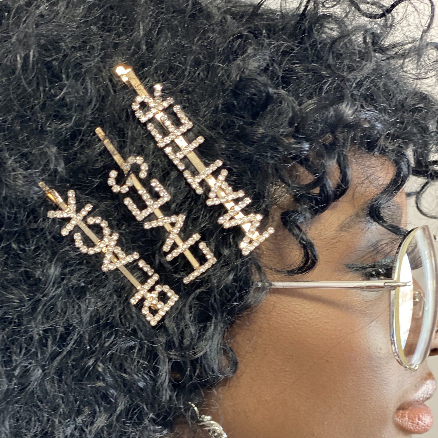 Black Black Lives Matter Hair Clips