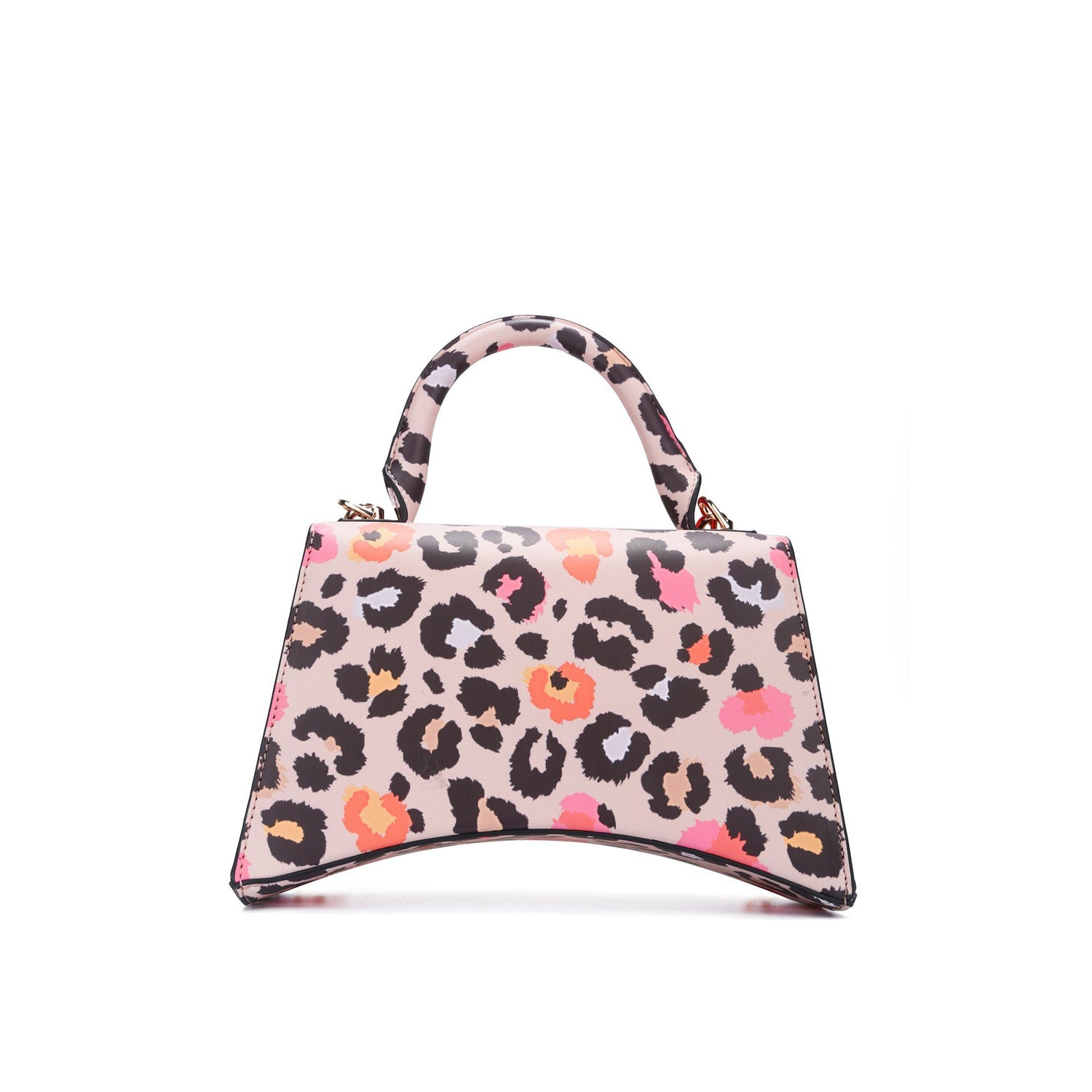 Thistle Leopard Oversize Chain Mini Bag (Multi)