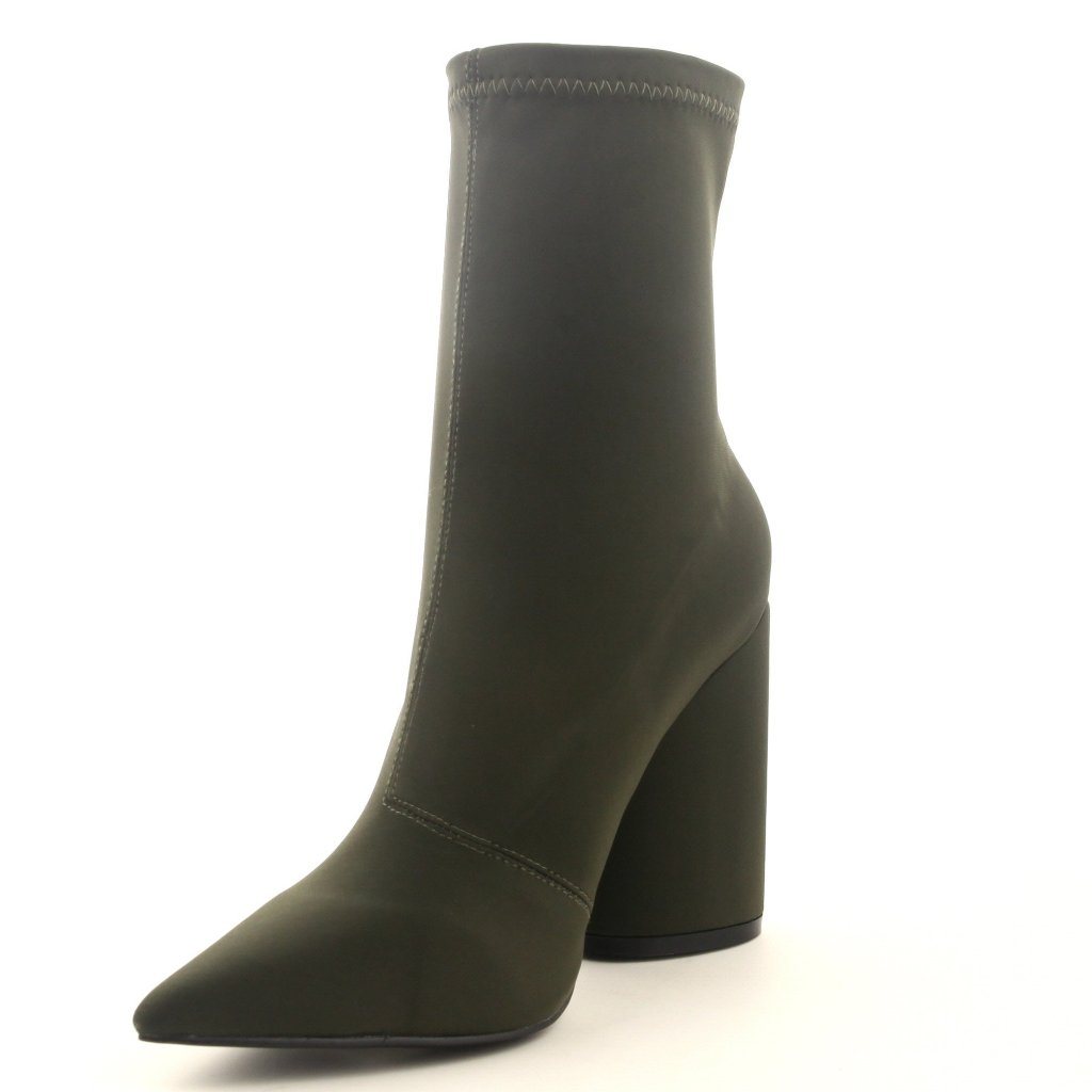 Dark Slate Gray Filter Olive Green Booties