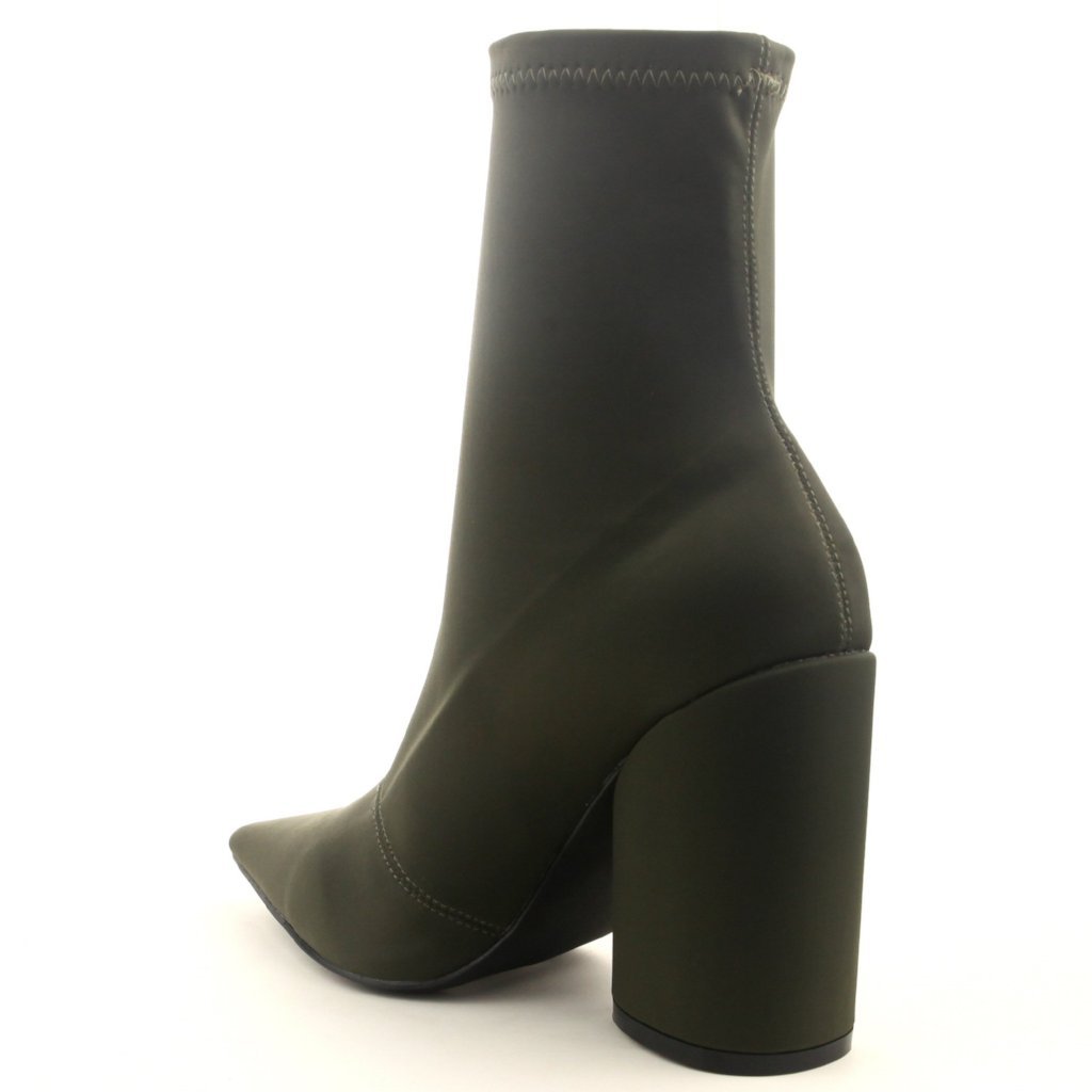 Dark Slate Gray Filter Olive Green Booties