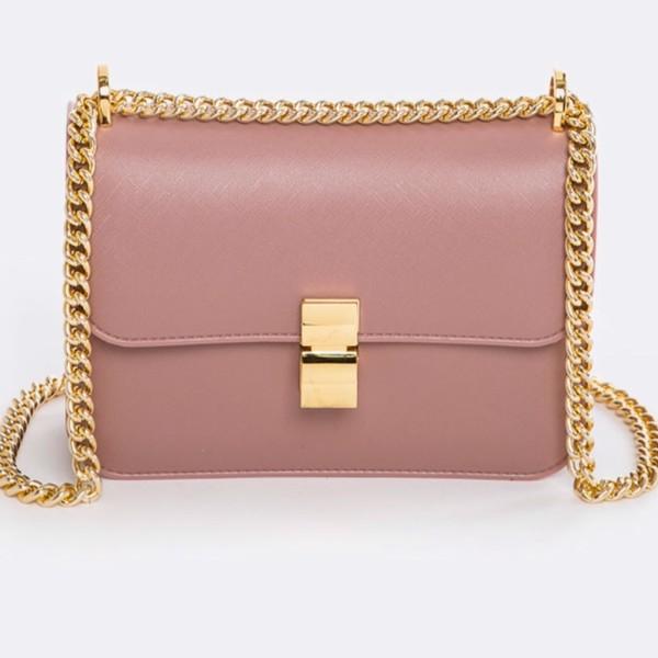 White Smoke Classic Brown Crossbody Bag